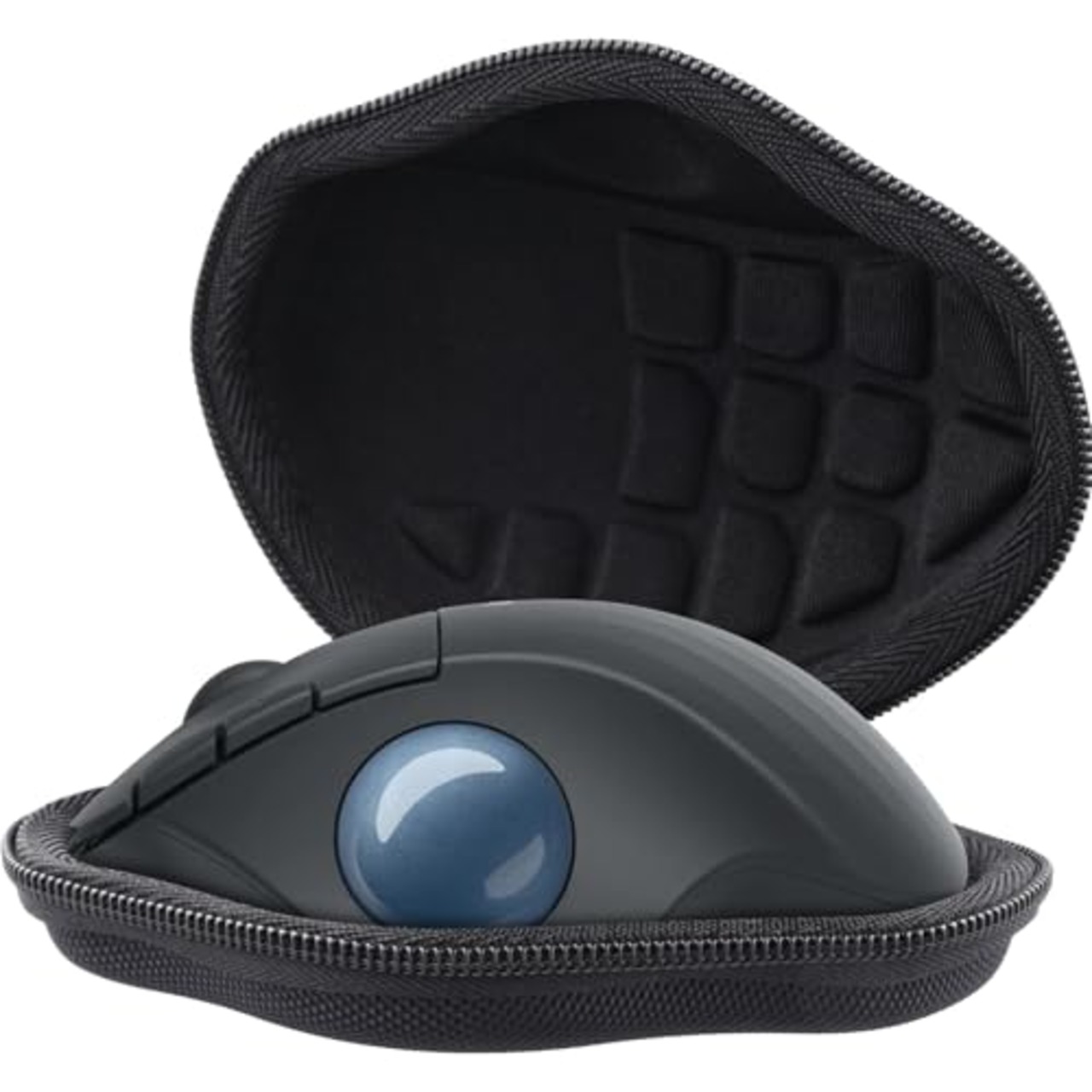 Aenllosi 専用保護収納ケース 互換品 Logicool ロジクール M575SPd/M575S/ M575GR トラックボールマウスM575SP/ protoarc em04 トラックボール（ケースのみ）ブラック