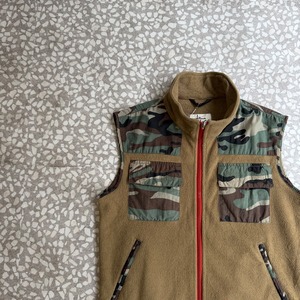 STUSSY / 90’-00’s fleece vest size S