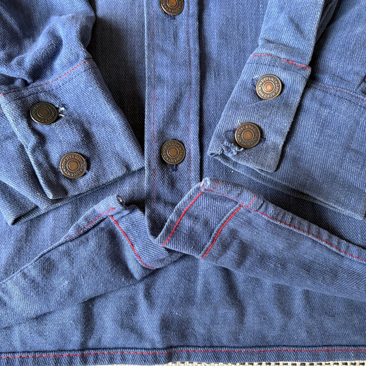 70s Vintage JC Penney Blue Jean Shirt Jacket JCペニー ブルー ジーンシャツジャケット Size S~M 中古