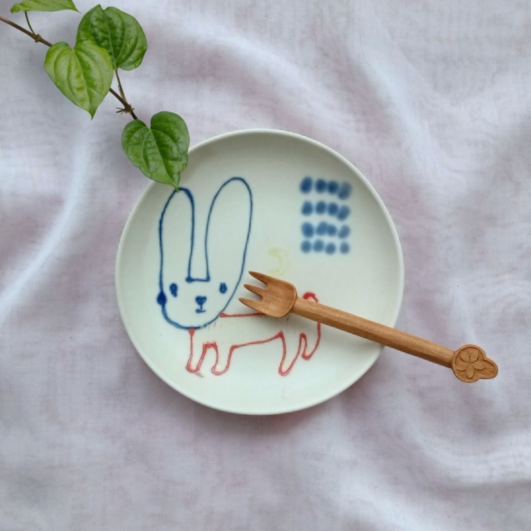 うさぎのパン皿〈選べるデザイン・質感〉 shimacraft