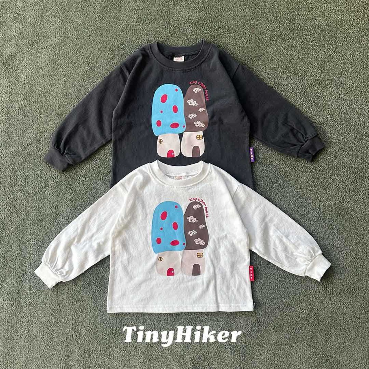 〖取寄〗韓国子供服 / 26winter / TinyHiker / マッシュルームT / キッズ *XS~XL*