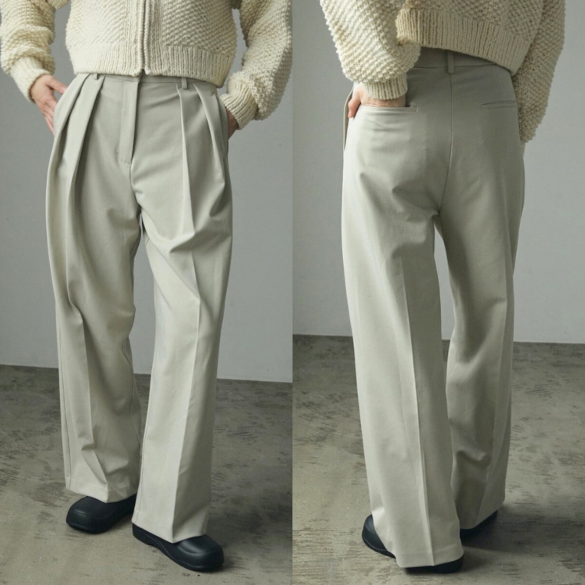 ANUKE Twill Pocket Skirt グレー 36 ※丈詰めしてます ANUKE