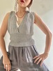 60-70s Vintage Glitter Knit Top