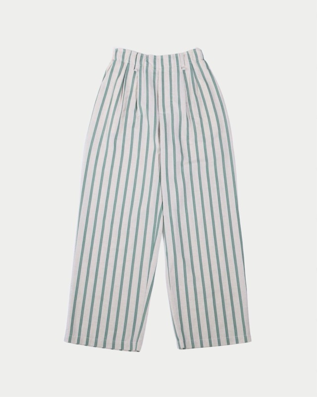 【3月下旬】グリーン | リネンバケーションストレートパンツ
