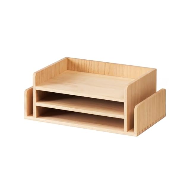 無印良品 木製書類整理トレー A4・2段 82603347 | PAY ID