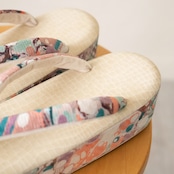 suminagashi 草履 M「桜貝とパールの宝箱」