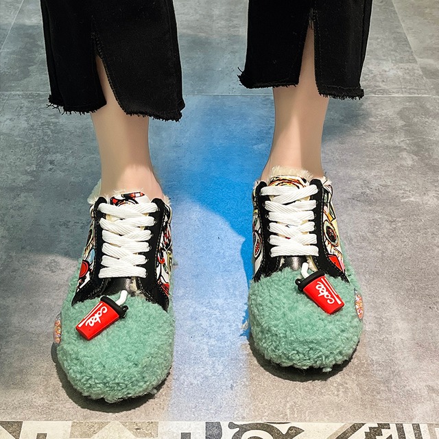 ウィンターカジュアル 靴 シューズ コットン 冬物 部族の婦人靴6782259398