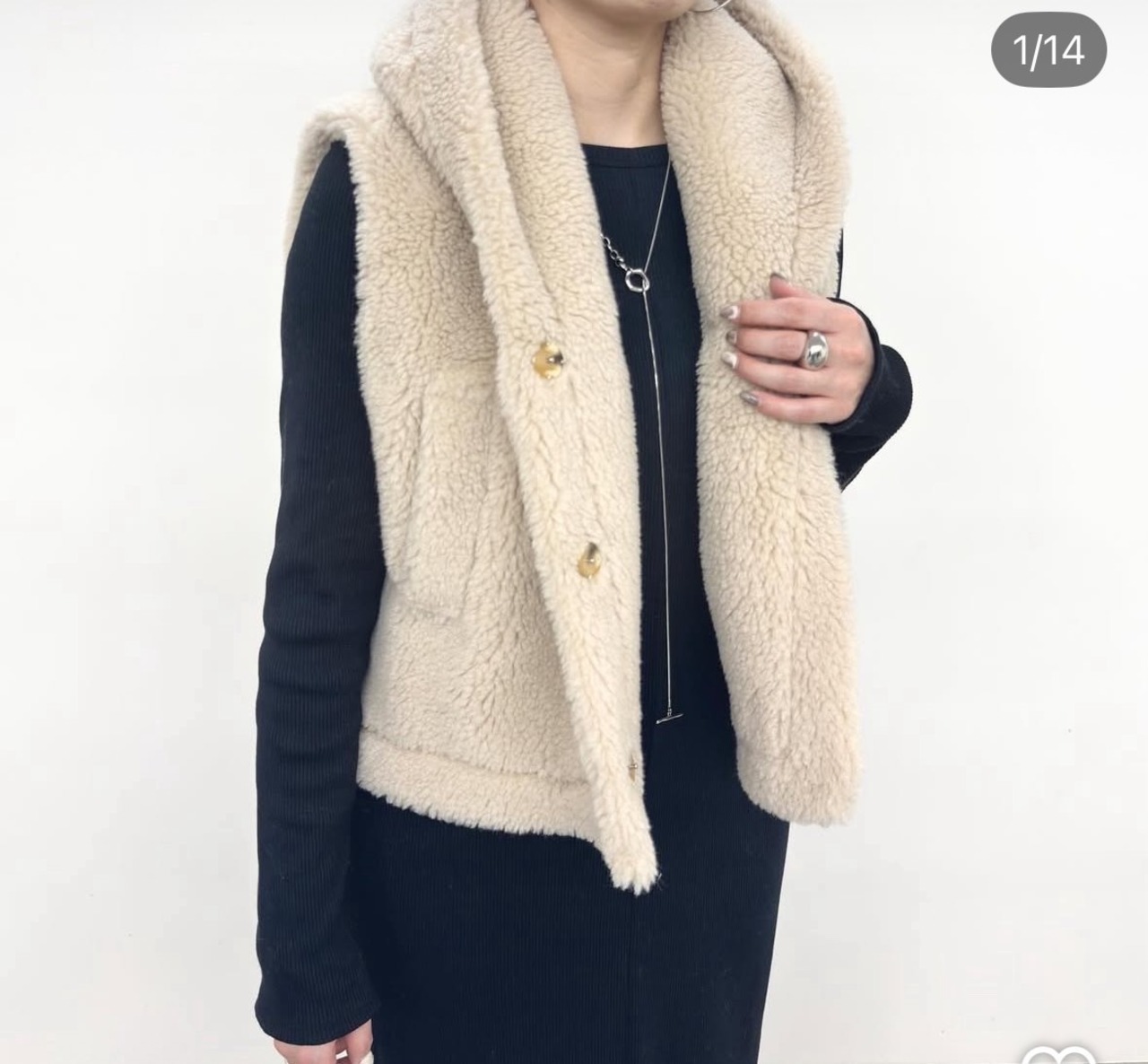 テディベアショートベスト