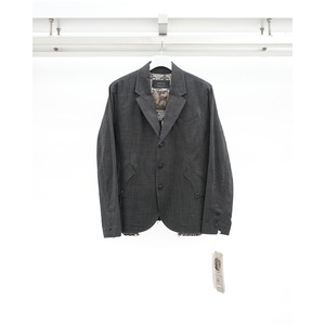 [ Professor.E ](プロフェッサーイー) 26SS-PE-JKT-05 Zig-zag stitch Blazer
