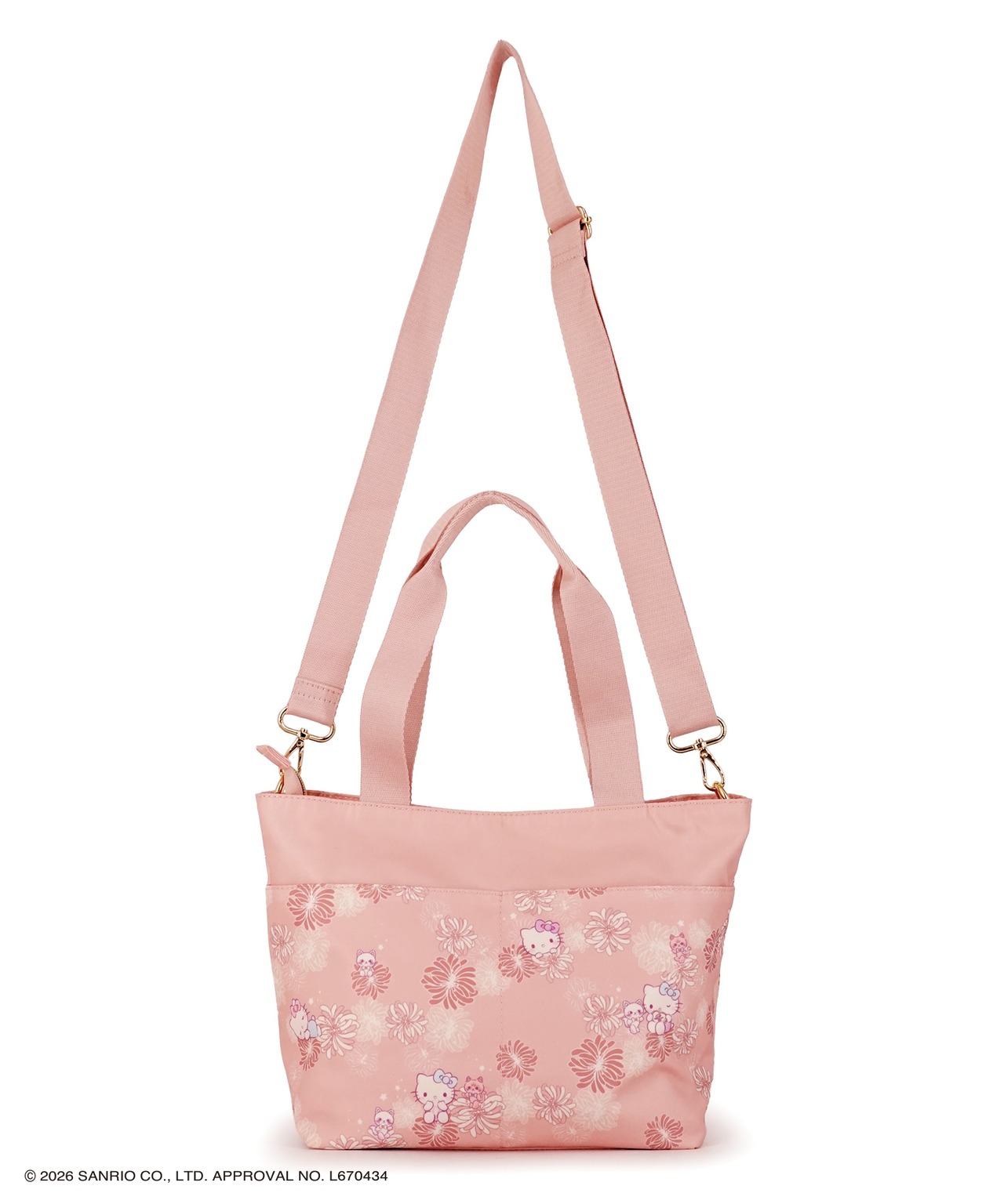 PAUL&JOE ACCESSOIRES × HELLO KITTY : 2WAY TOTE BAG PJKT-B005