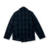 CAPTAIN SANTA キャプテンサンタ ブラックウォッチ風 チェック ピーコート Pコート サイズ L /日本製/ジョイマークデザイン