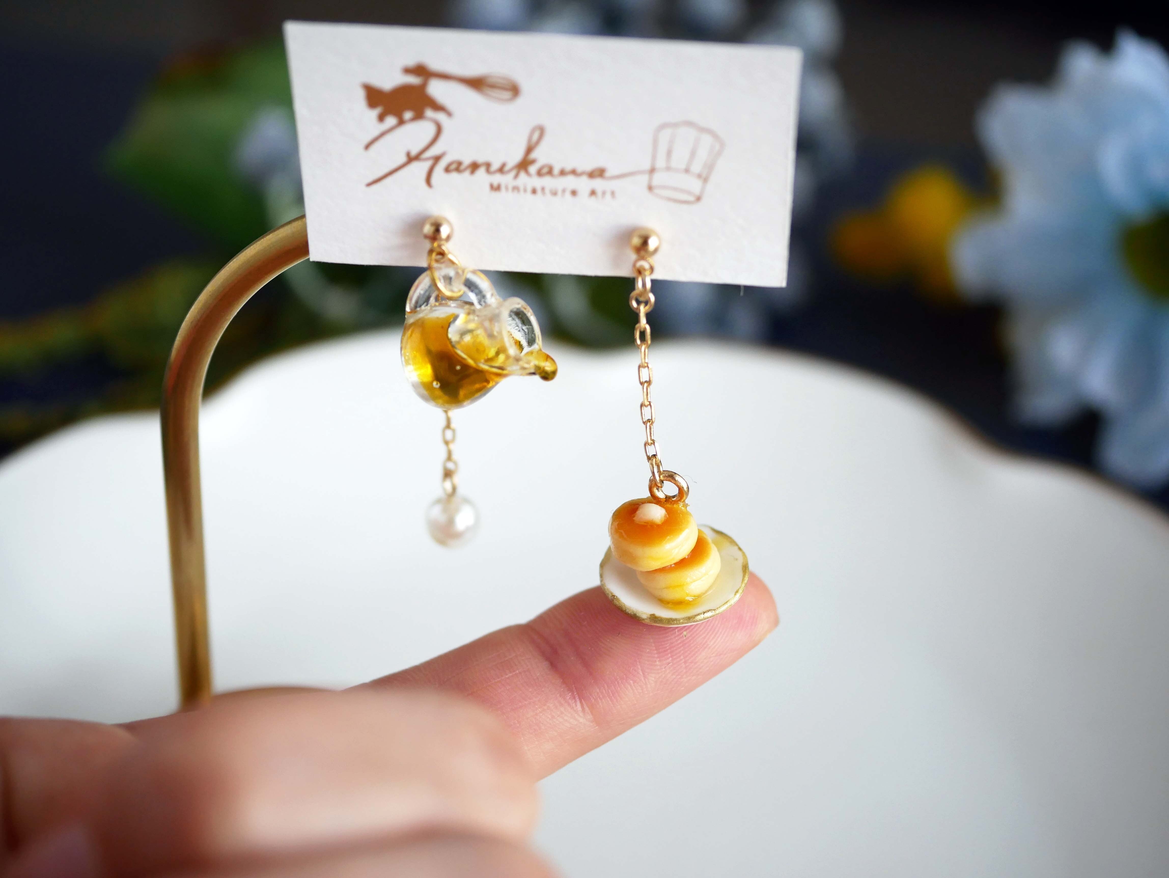 パンケーキピアス ピアス/イヤリング】パンケーキ | Pancake Earrings | Harukawa