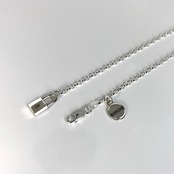 MEDAL with CUT OUT FLOWER NECKLACE / メダイウィズカットアウトフラワーネックレス