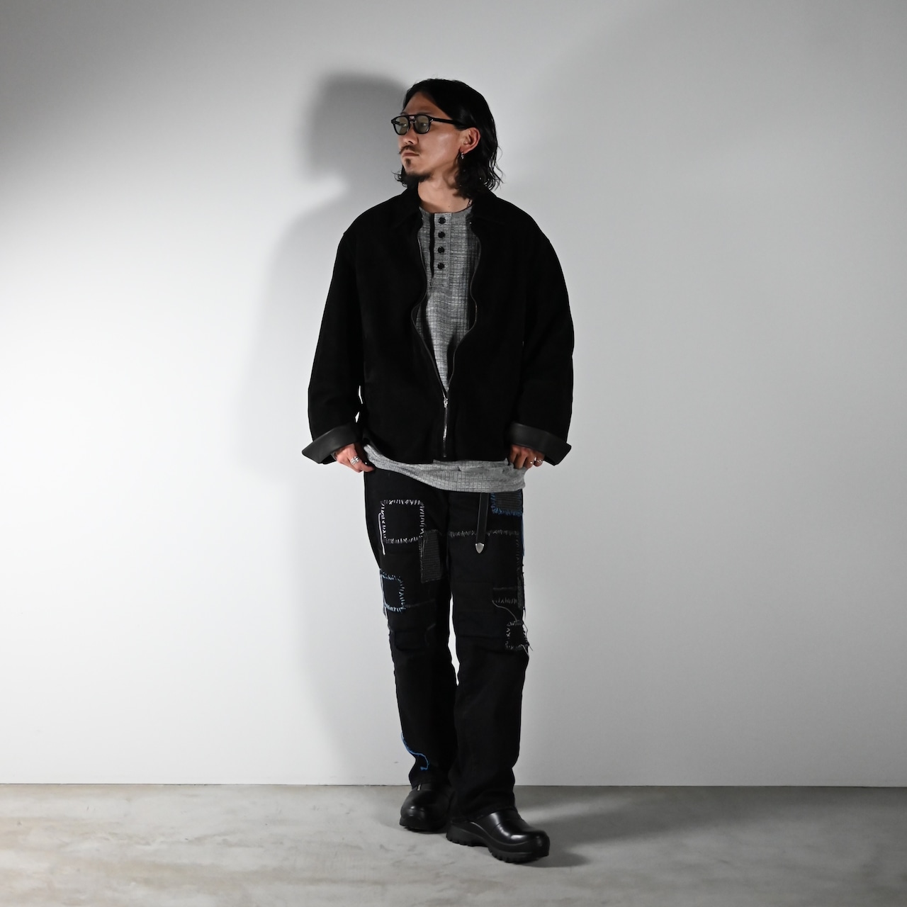 barbell object(バーベルオブジェクト)再入荷、leather jktコーディネート