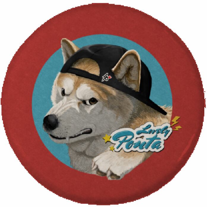 缶バッチ/チョイ悪ぽん太/キャップ/32ｍｍ