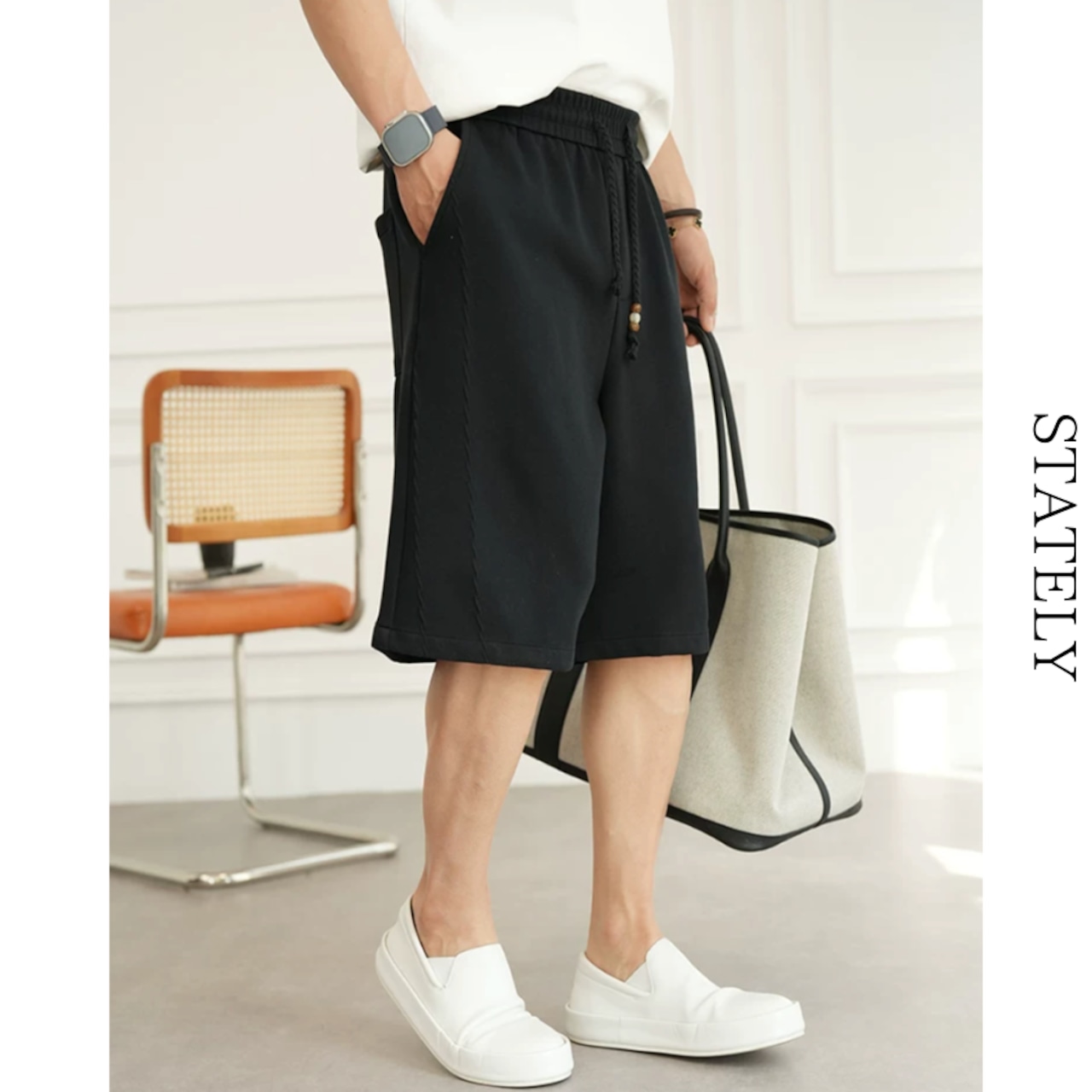 Relax Half Sweatショーツ/3color_B120・画像7