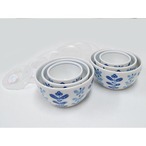 レンジパック 小鉢 陶器 木立 6個セット 保存容器 陶器 蓋付き