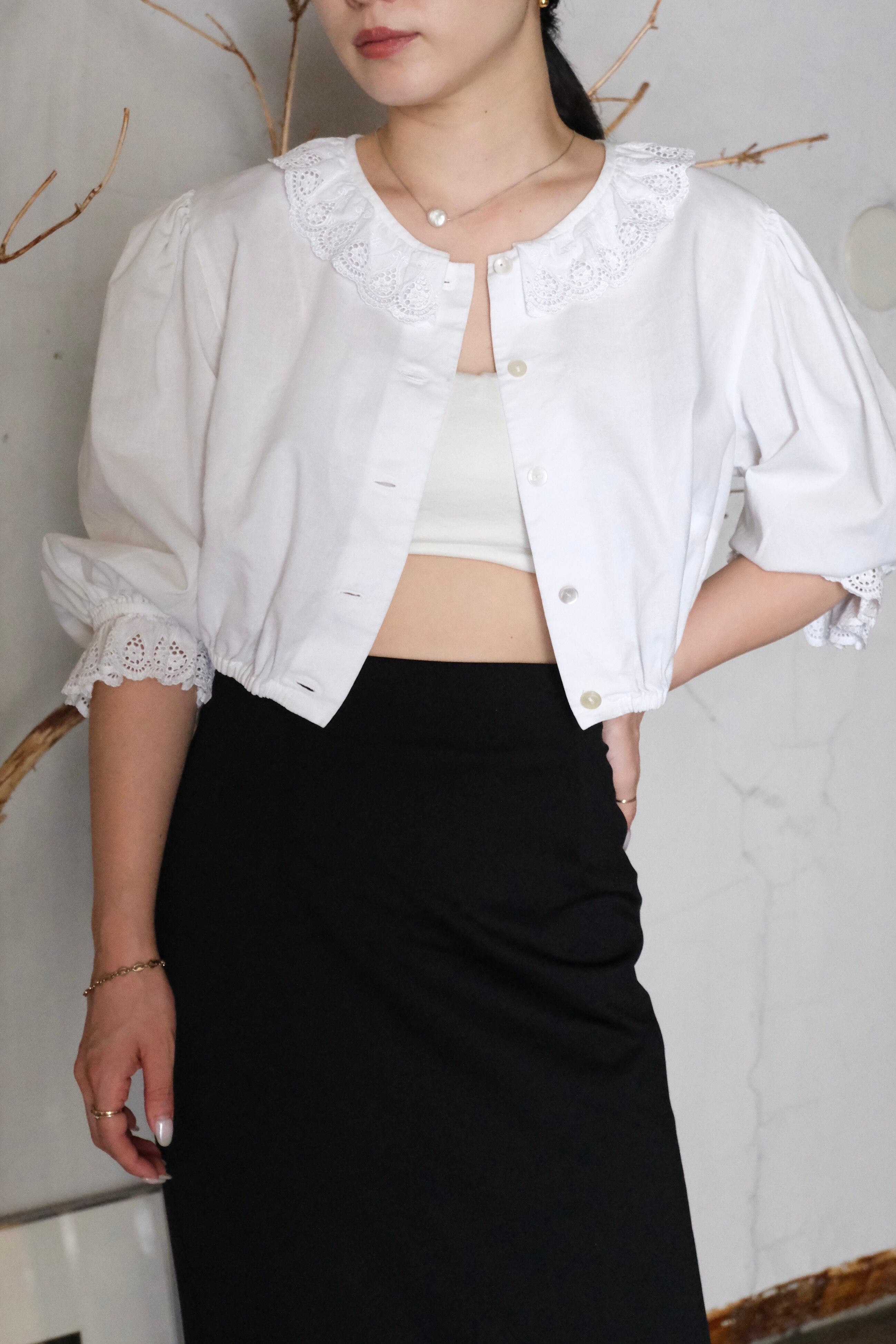 used romantic blouse