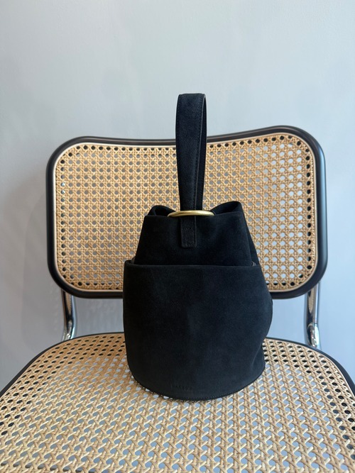MARROW/MA-AC6310 VELOUR ROUND HANDLE BLACK
