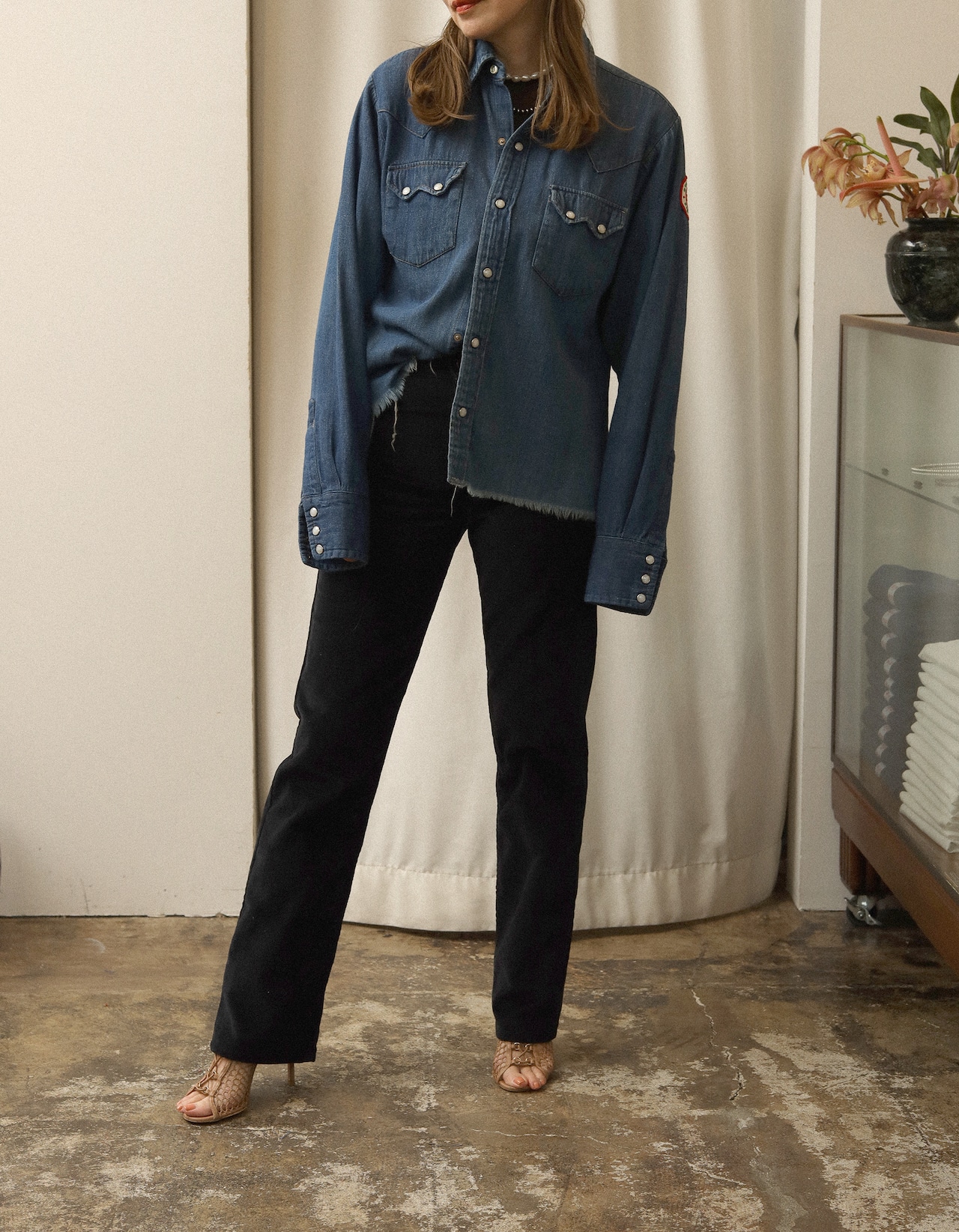 1970's Cowboy Denim Shirt