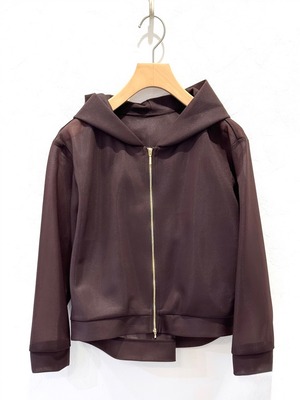 ダンボールオーガンジーパーカー