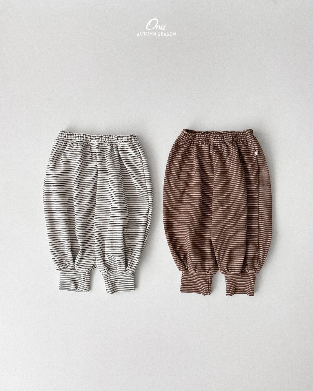 chubby ribbed pants【onu】※9月中旬発送予定