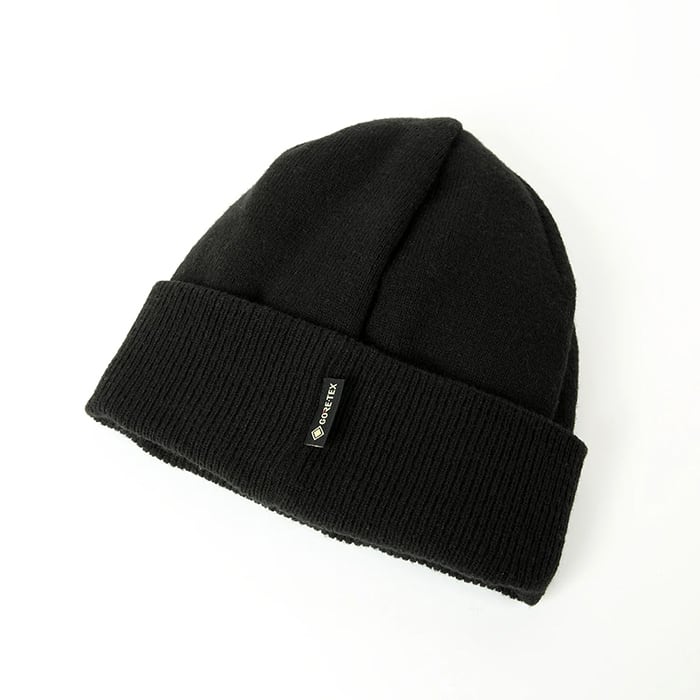 SCHA シャー　黒 ウール　ニット帽・ビーニー 25-26 eb's エビス GORE-TEX SHAKA SHAKA BEANIE ゴアテックス