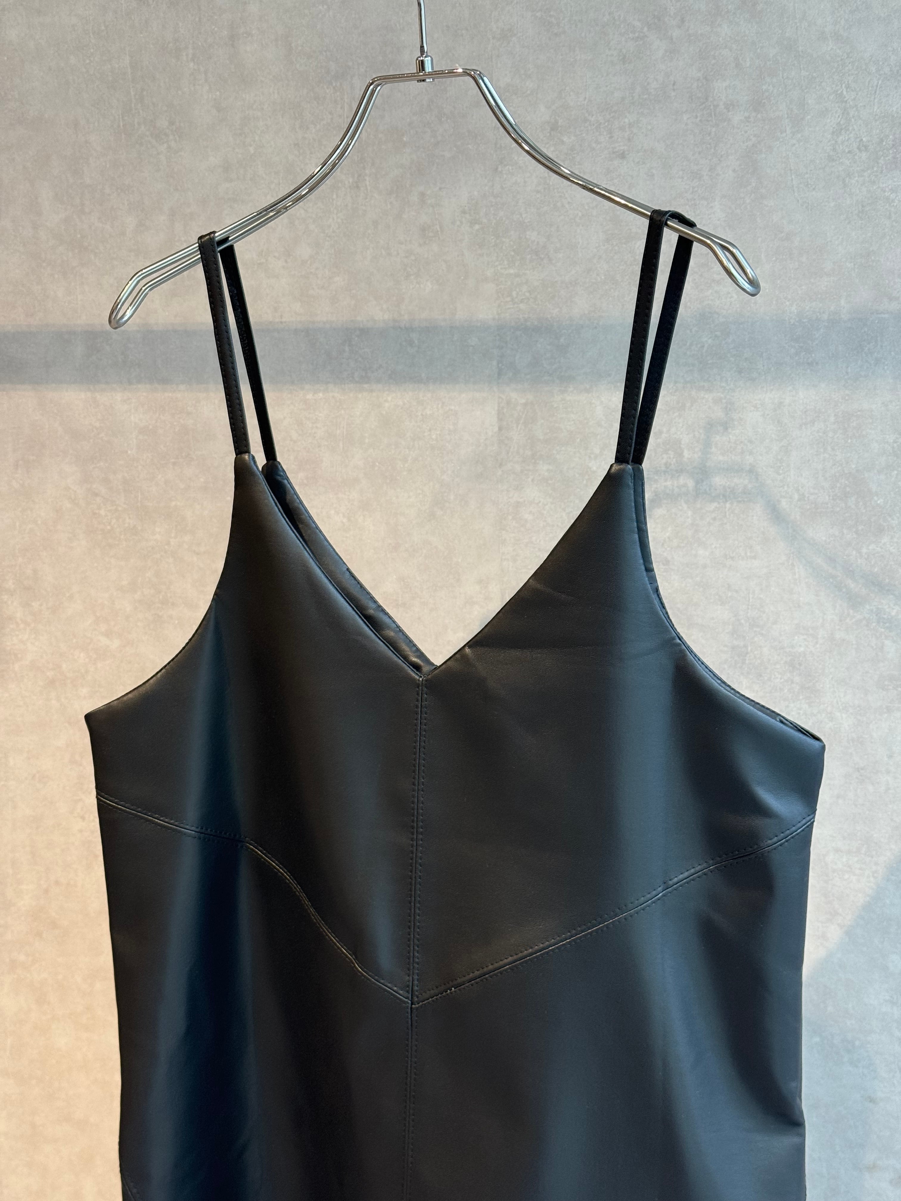 eco leather camisole