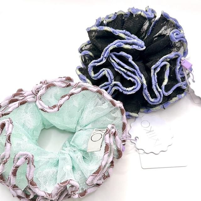MiKO regular scrunchie レース