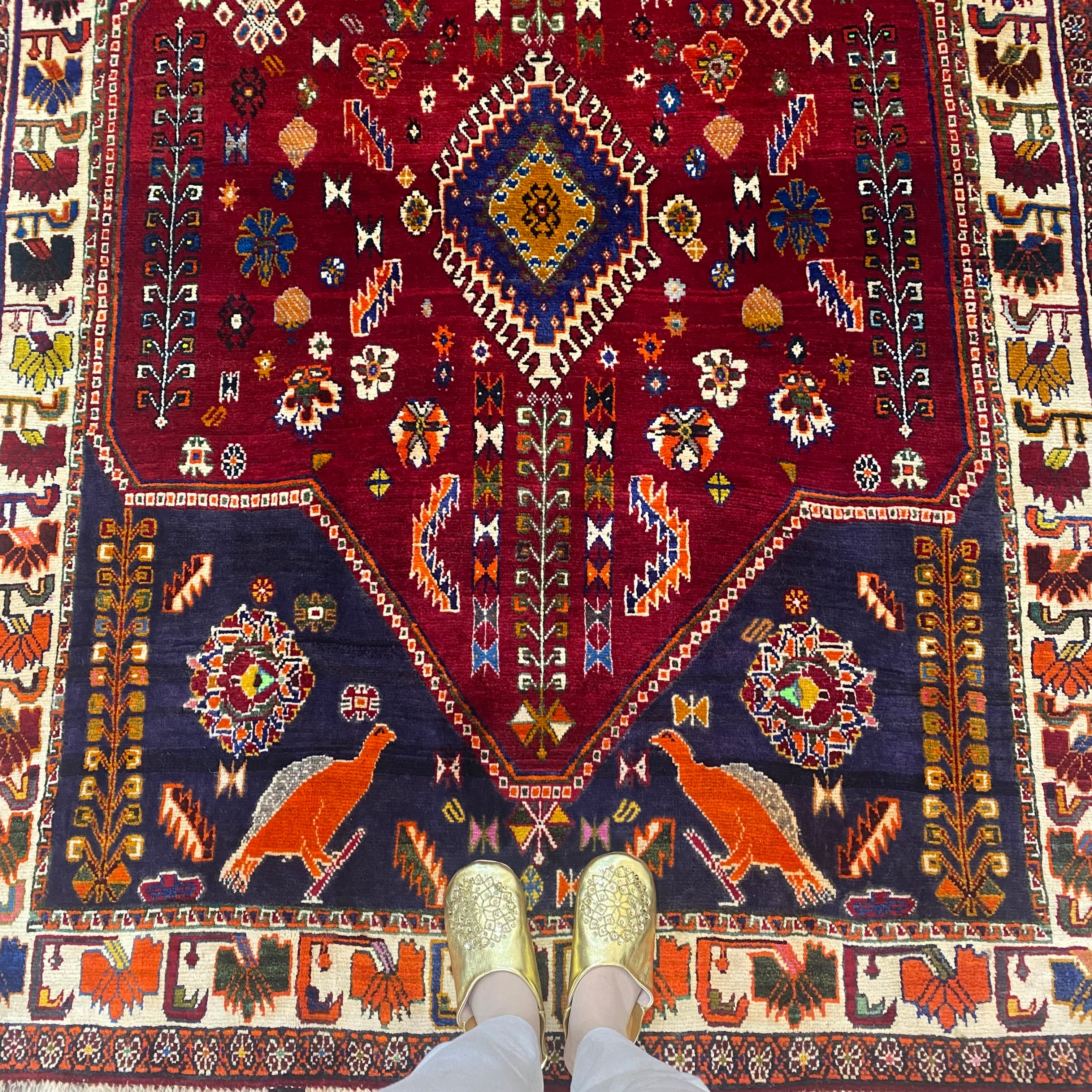 ペルシャ絨毯｜アバデ【約155×223cm】イラン製 | じゅうたんラボ｜堺筋