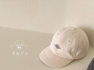 【valu bebe】ベルワッペンキャップ ベビーサイズ~50cm クリーム