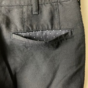 COMME des GARCONS HOMME black cropped pants