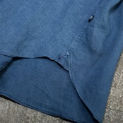 NAUTICA linen shirt blue