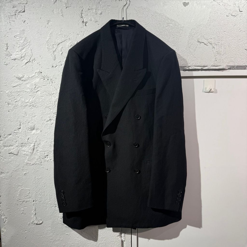 AURALEE オーラリー 26SS WOOL COTTON LINEN OX DOUBLE-BREASTED
