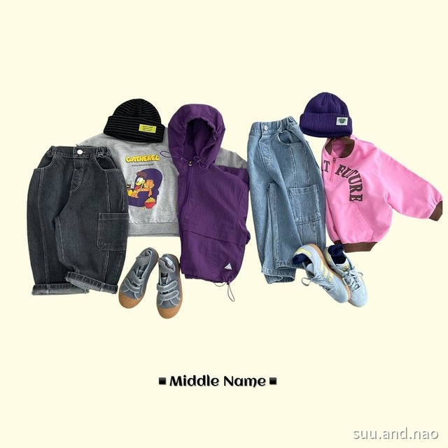 取寄：middlename 配色アノラックスウェット/Jr※送料無料