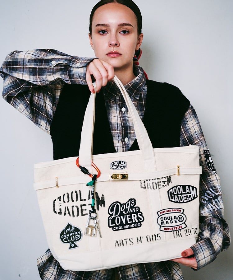 直営限定ITEM】マルチワッペンターンロックトートバッグ TYPE-A CQ