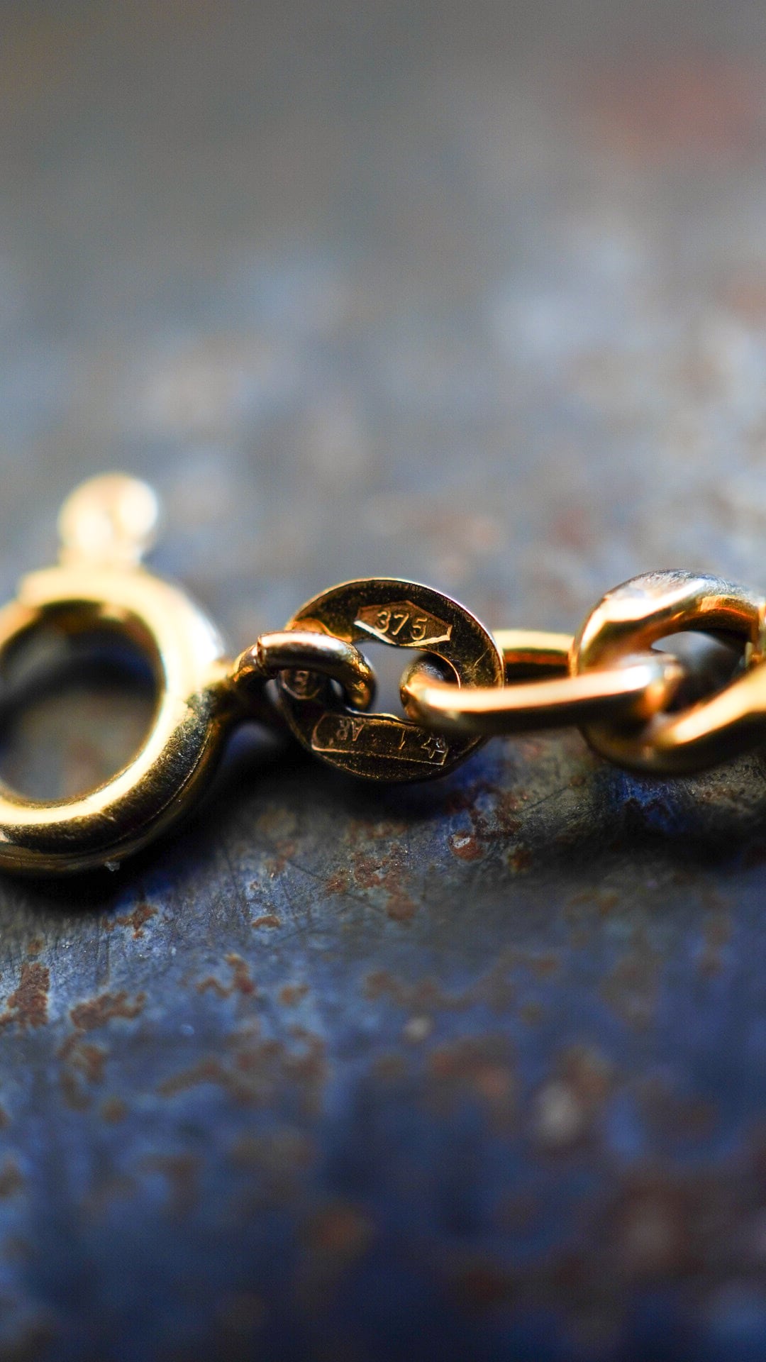 VINTAGE】U.K. VINTAGE UNOAERRE ウノアエレ 9ct イエロー ゴールド ID
