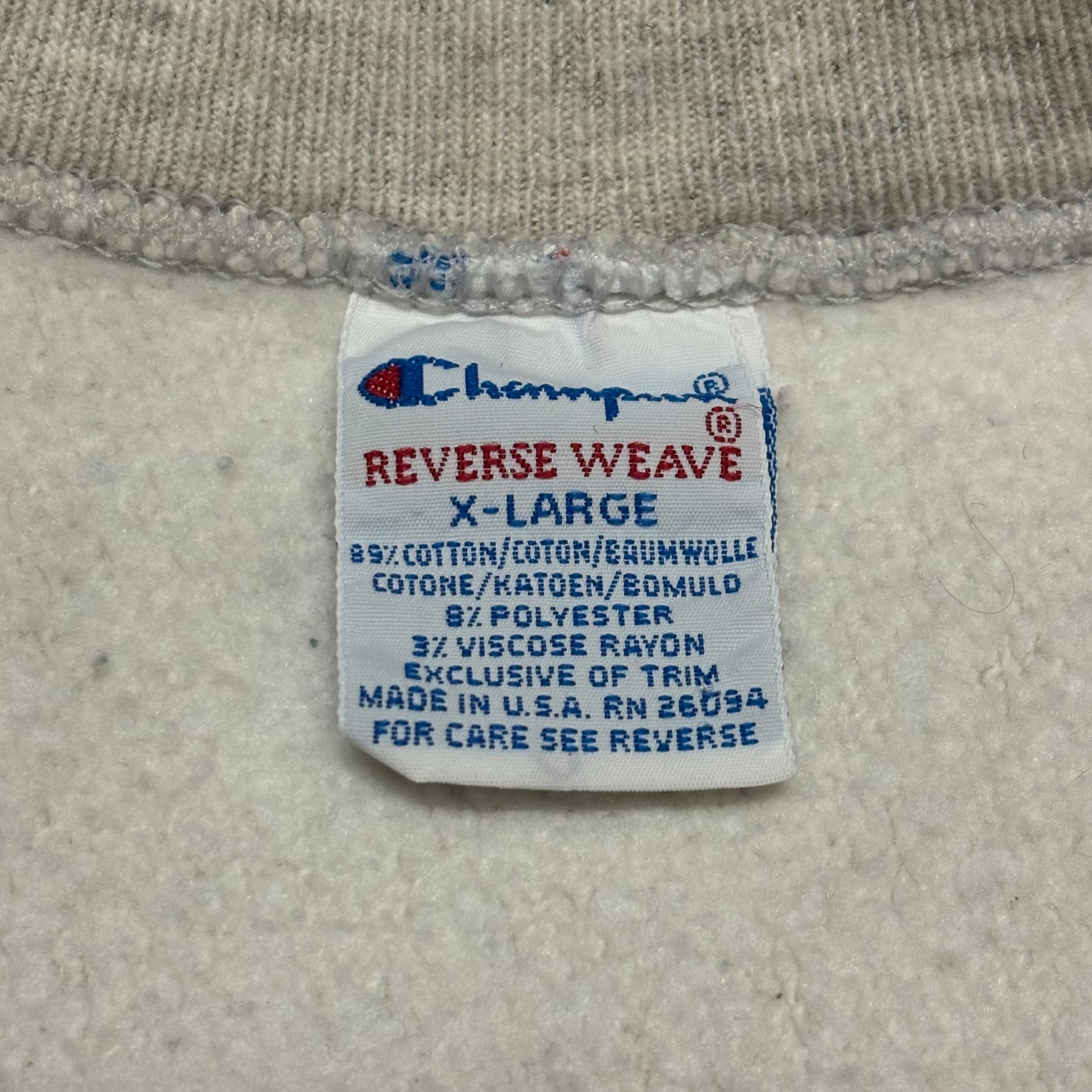 90s Champion Reverse Weave USA製 目付き 90s Champion Reverse Weave USA製 目付き