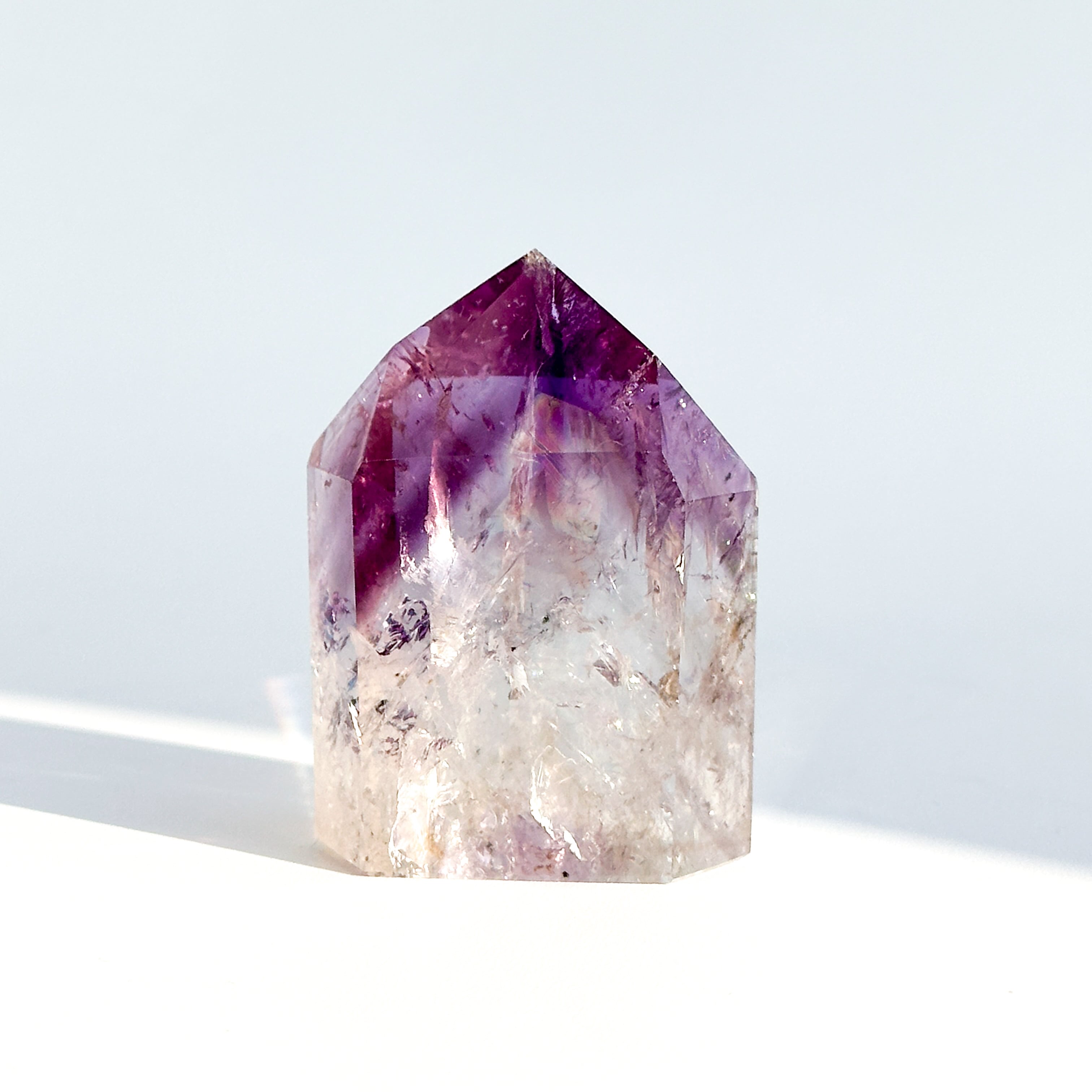 【ハイクオリティ】バイーア産ファントムアメジスト タワー25◇ Phantom Amethyst ◇天然石・鉱物・パワーストーン・インテリア