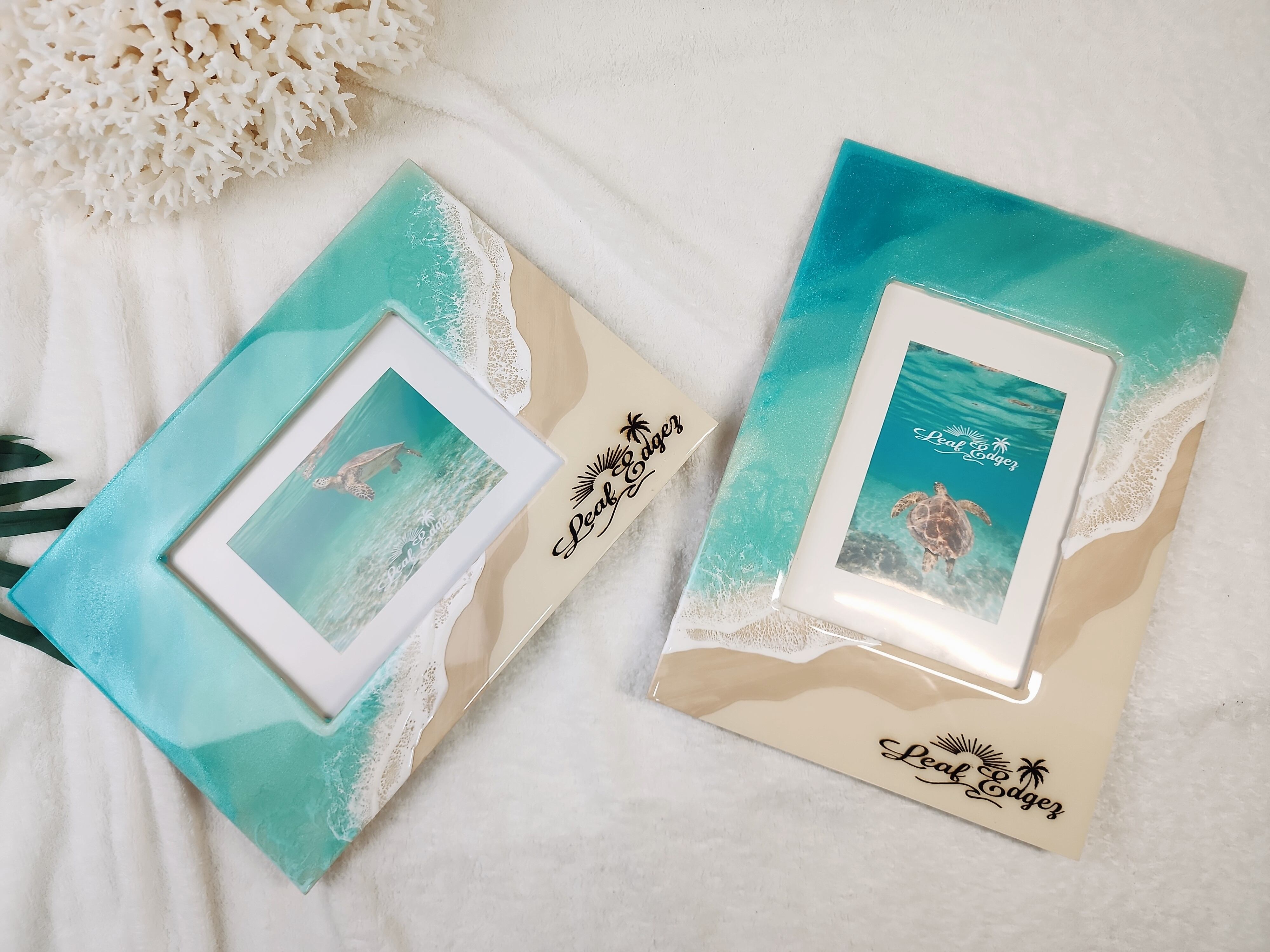 439.オーシャンレジンアート フォトスタンド