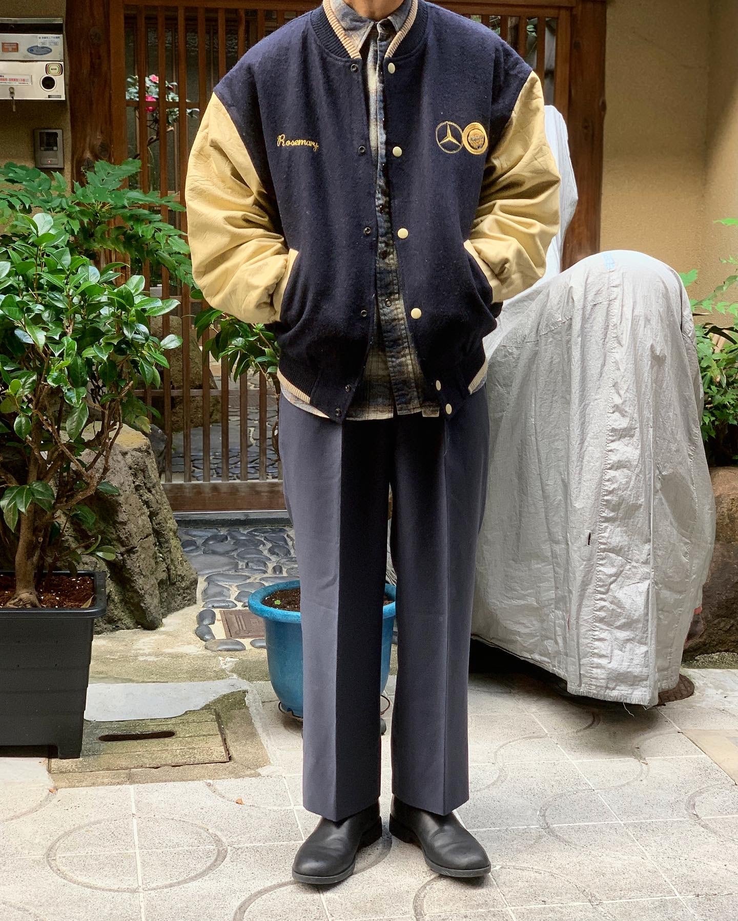 Mercedes-Benz'' STADIUMJACKET スタジャン Mercedes-Benz'' STADIUMJACKET スタジャン