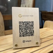 Wood Sign / ウッドプリントスタンド Sサイズ