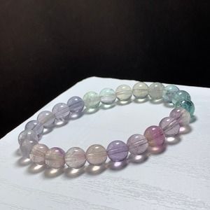 A94.グラデーション風☆フローライト ブレスレット