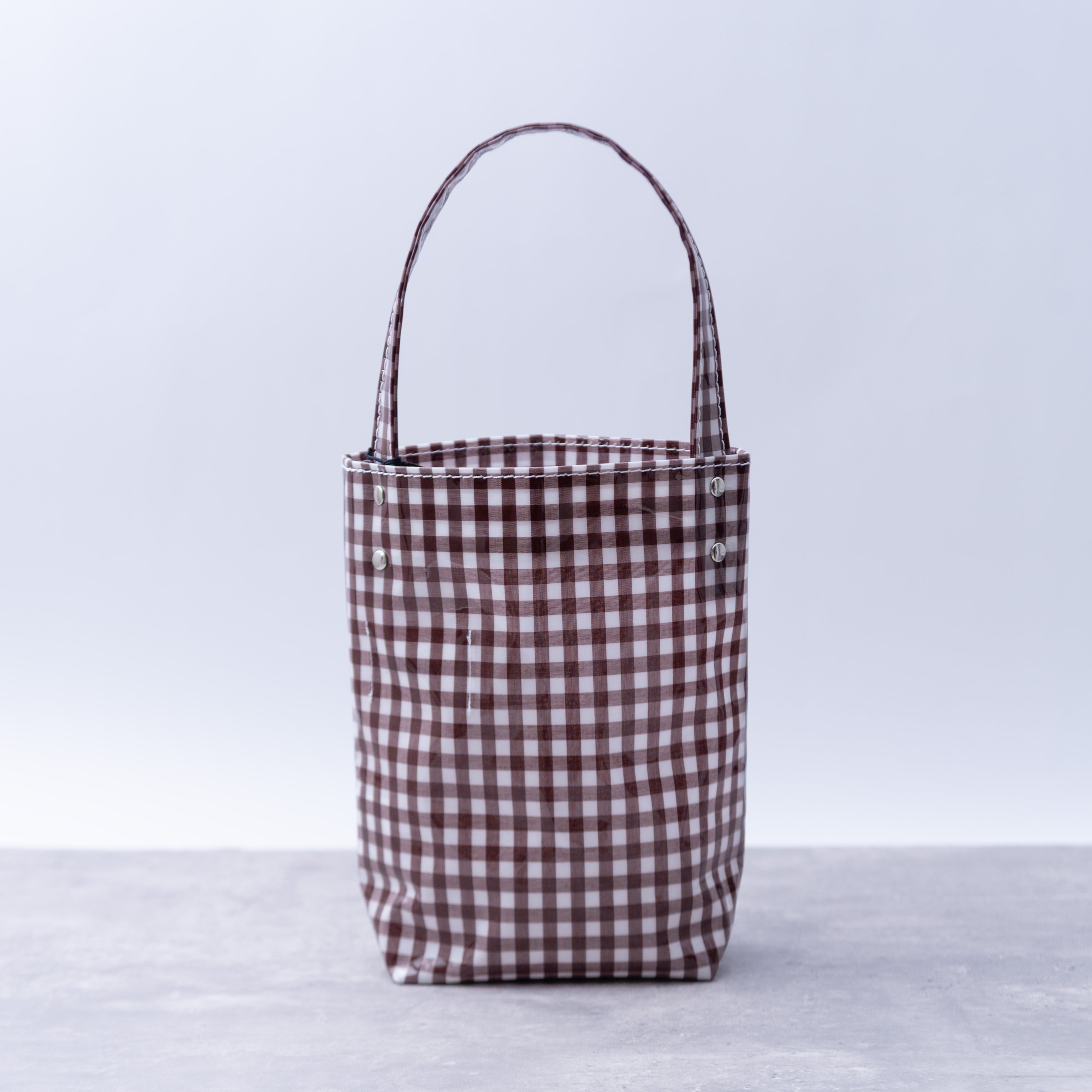 TEMBEA│BAGUETTE TOTE MINI GINGHAM｜テンベア｜バケットトートミニ