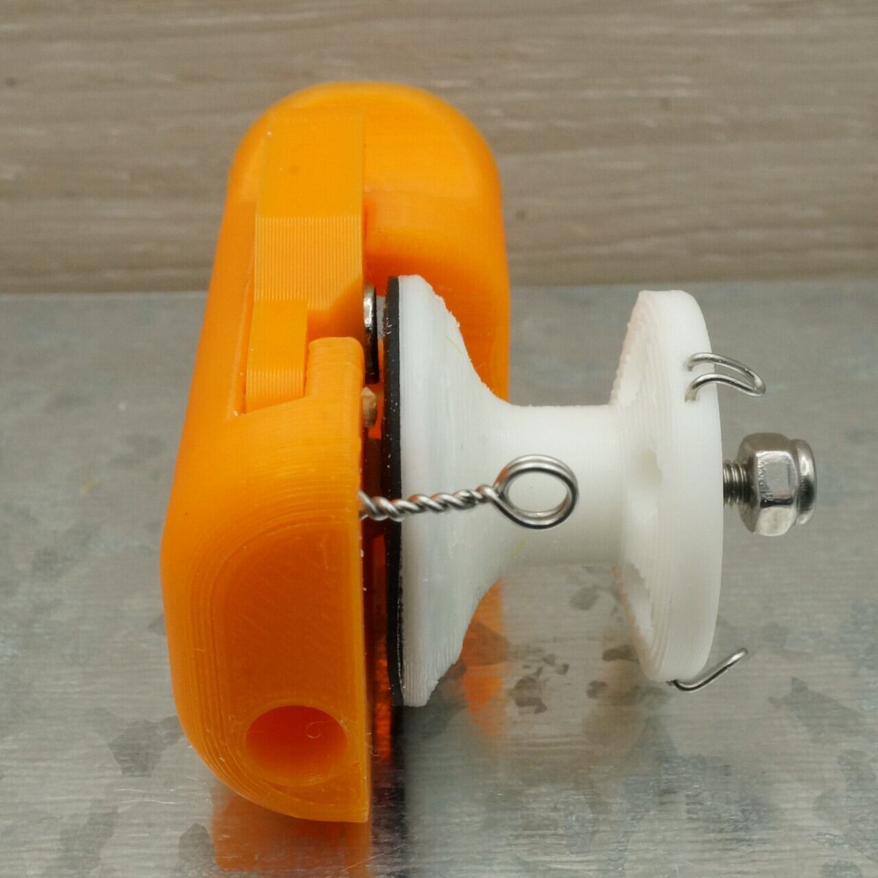 ワカサギ電動リールモジュール（ダイソー電消し用・オレンジ） | tshub