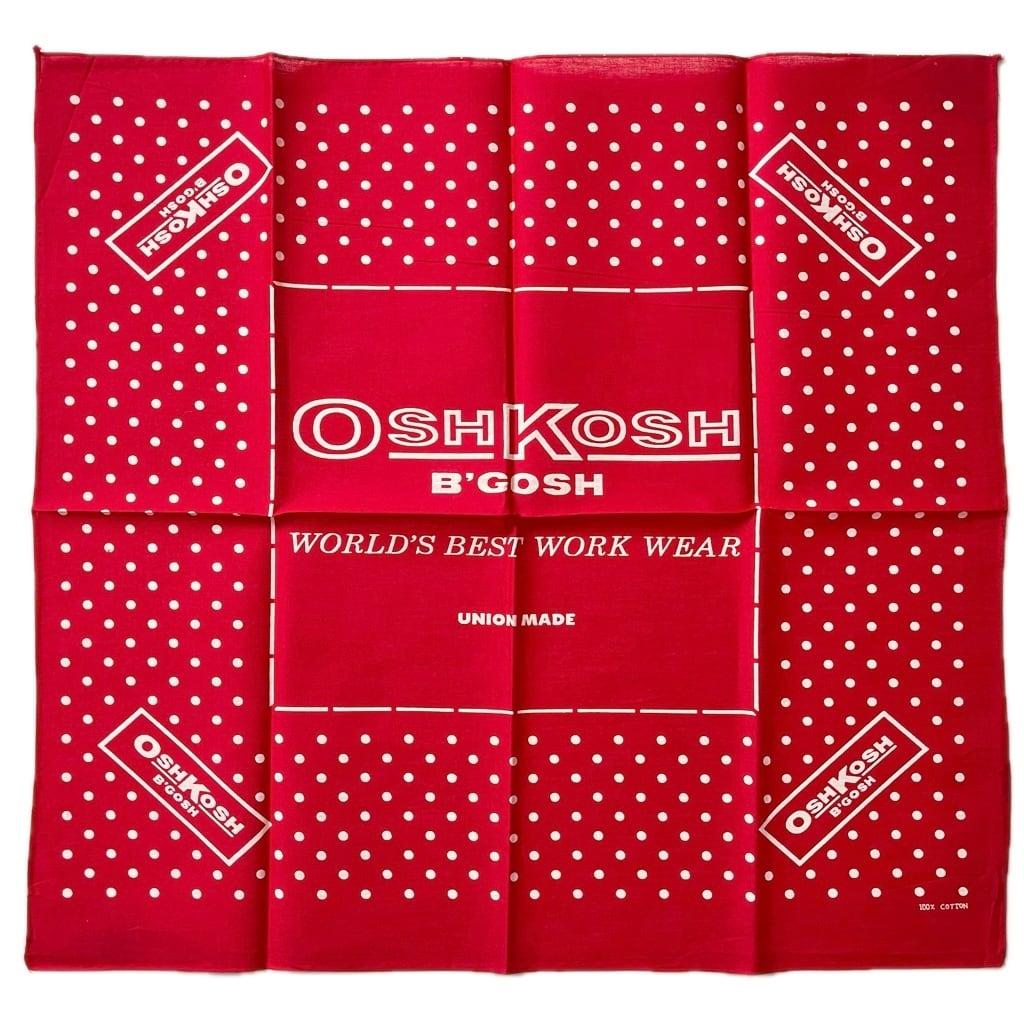【Deadstock】オシュコシュ(OSHKOSH) ヴィンテージバンダナ
