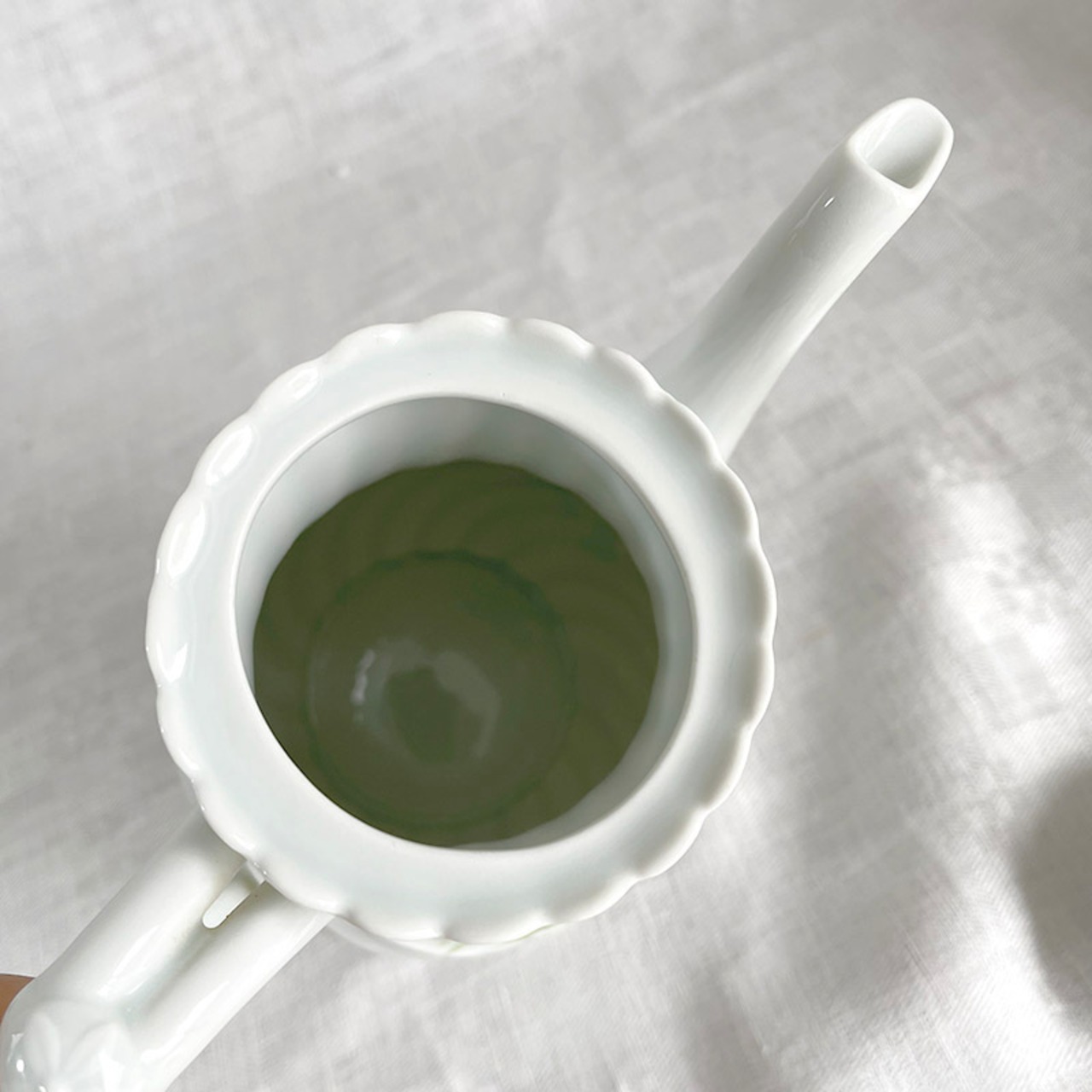 コーヒーポット（小）リモージュアビランド　すずらん・勿忘草　Limoges 12TWdt27-2