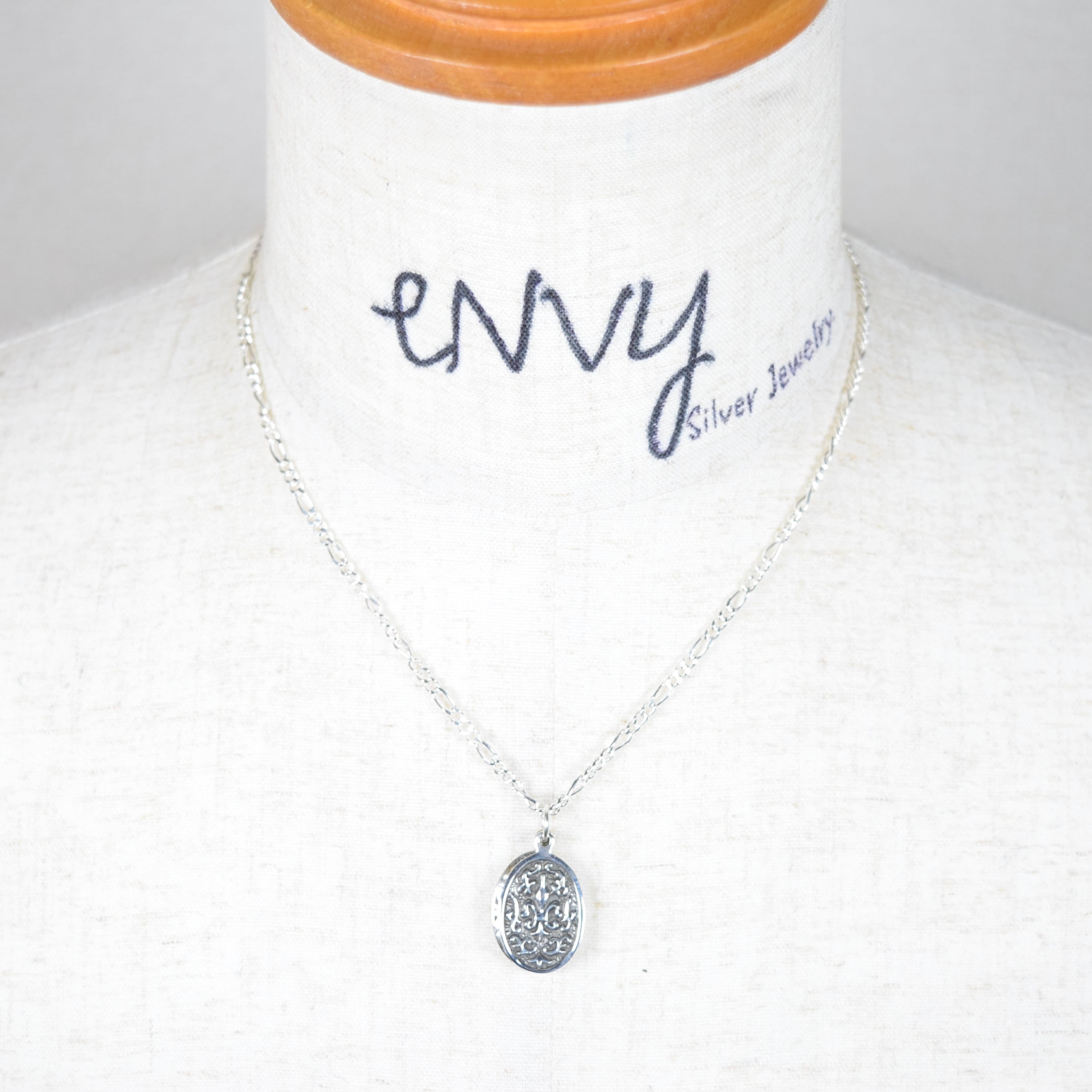 シルバー925 silver スライドオープンペンダント/ネックレス/軽研磨仕上げ