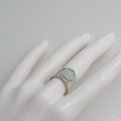 Horizon / Sea Glass Ring Wide