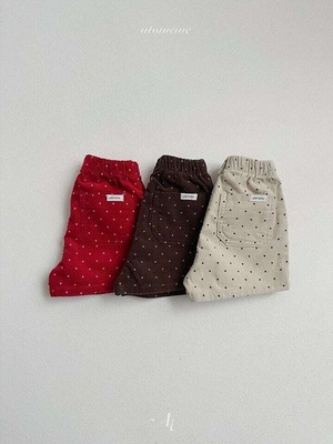 【予約】atomeme  Dot golden pants